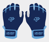 LDF Custom Batting Gloves ( Navy/Baby Blue)